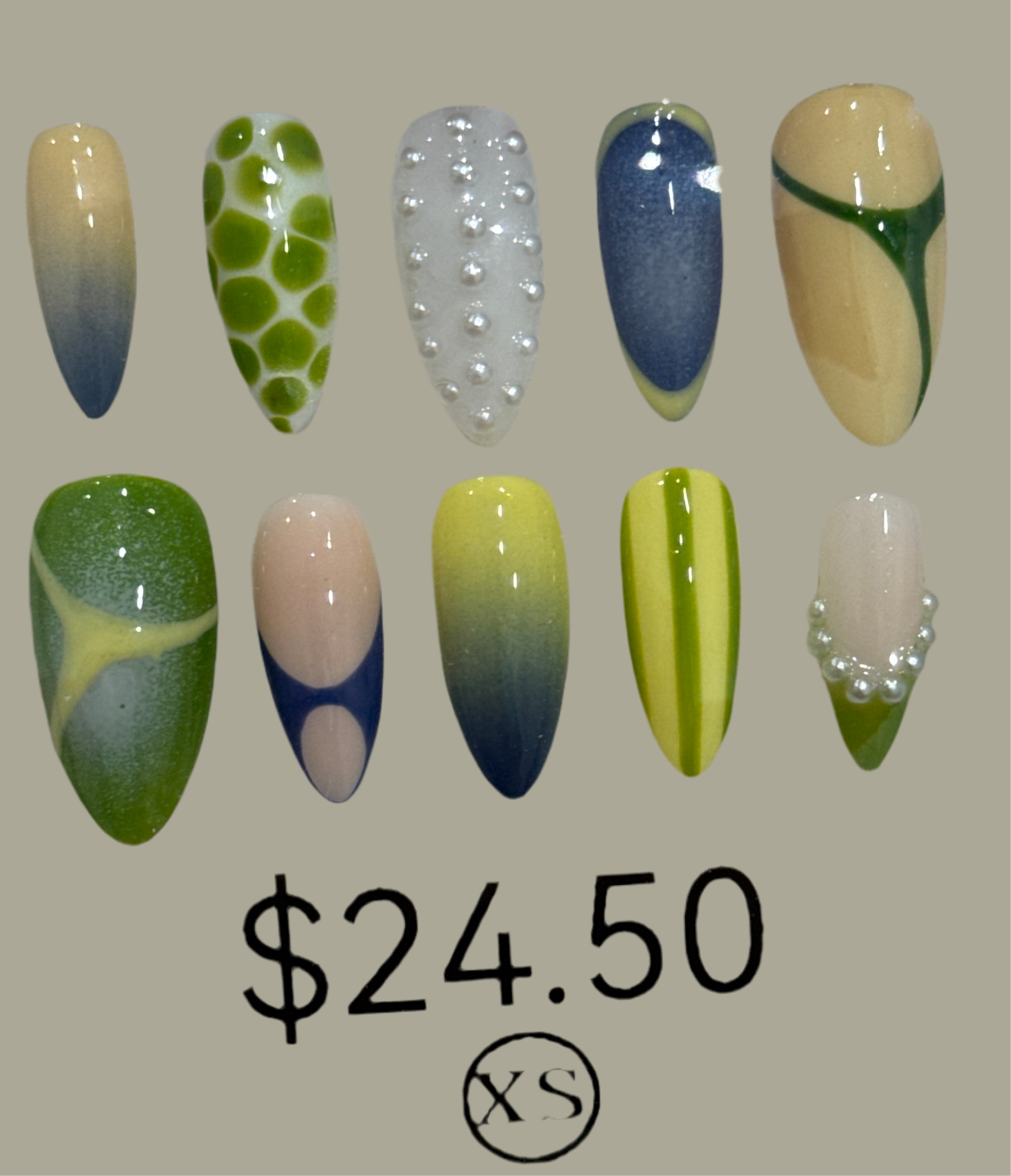 (Extra small) Green blue fall