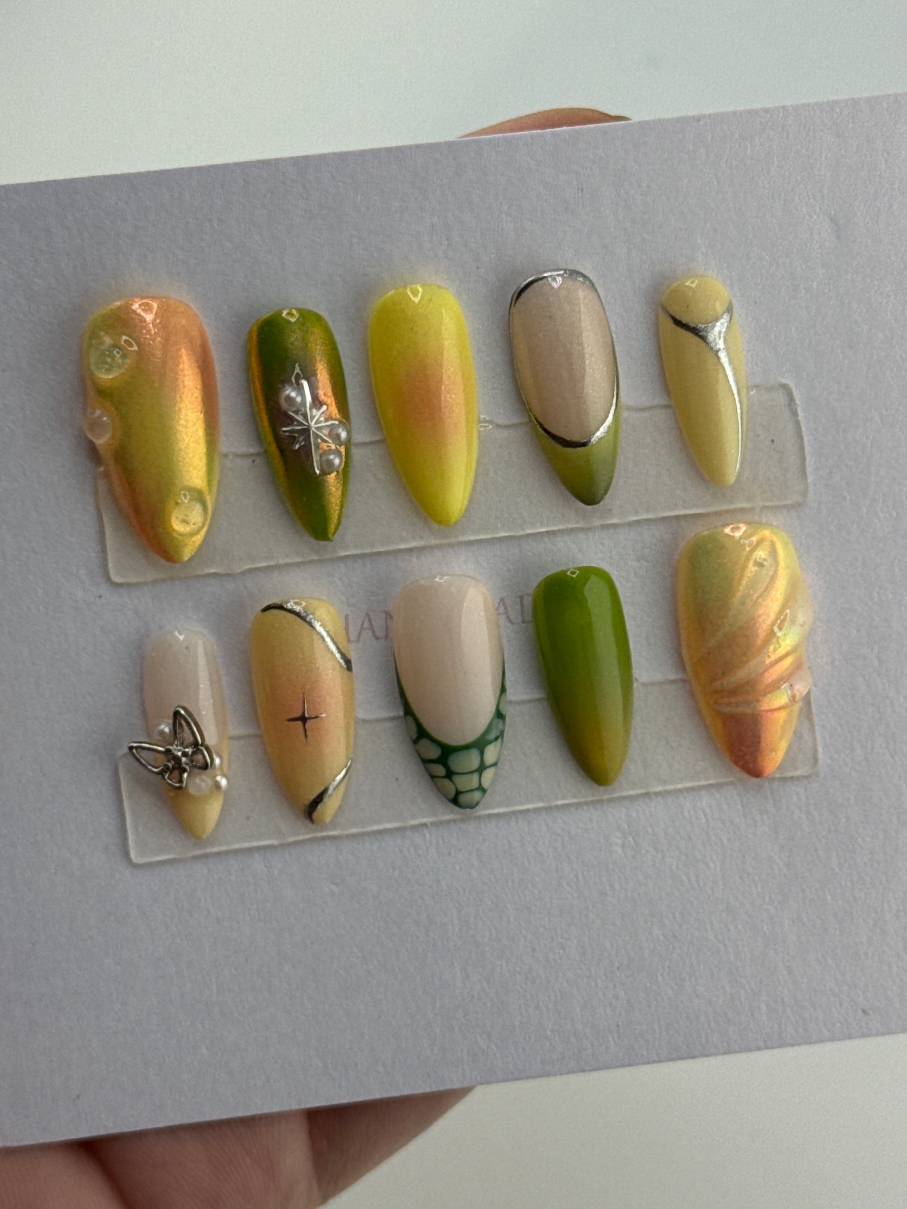 (XS)Green golden